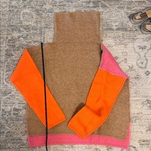 fab'rik Multicolor Cowl Neck Sweater